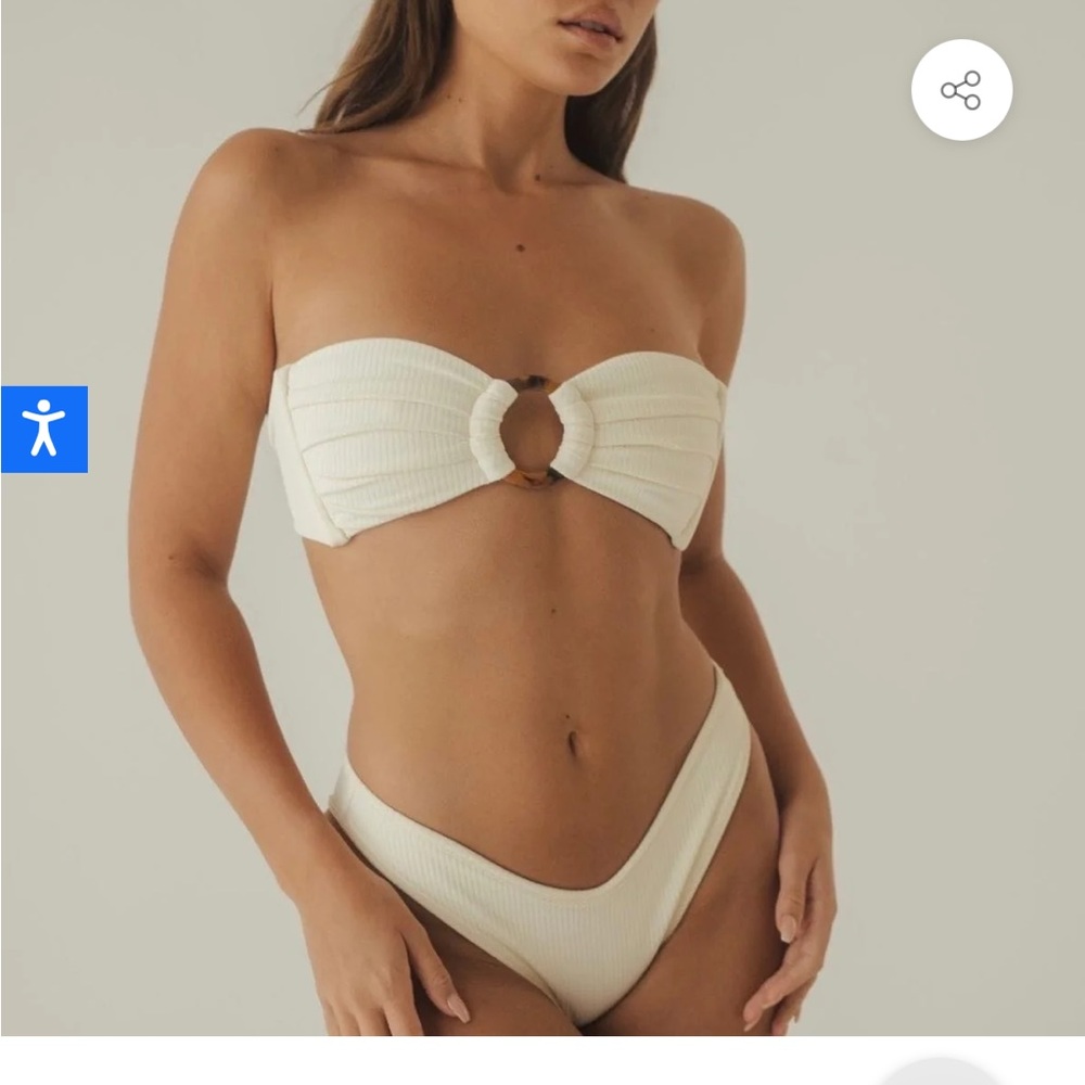 Montce Cream Rib Tori Top and Tamarindo Bottom